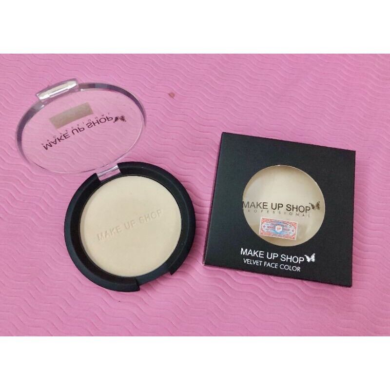 Phấn bắt sáng lì không nhũ Make Up Shop