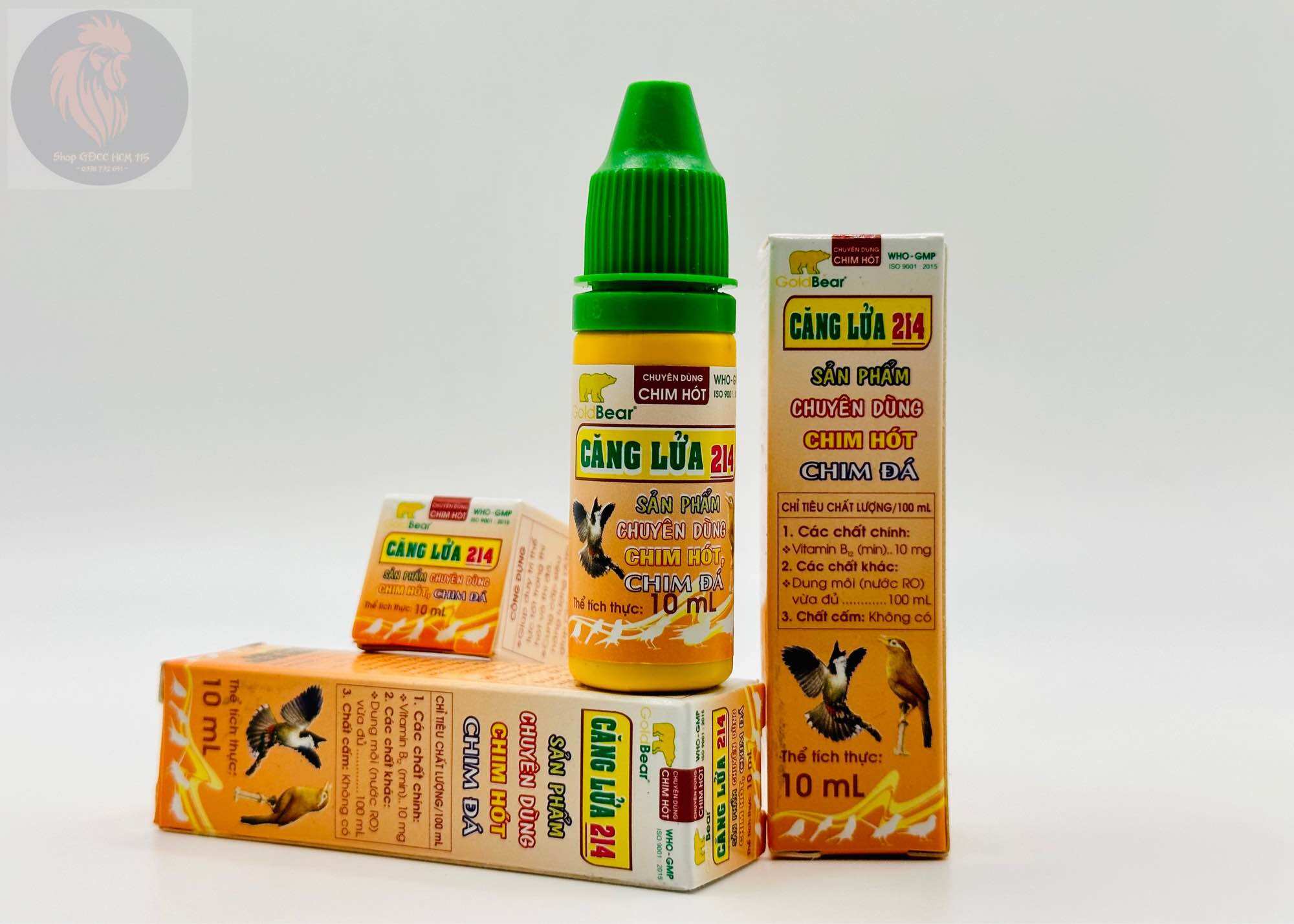 CĂNG LỬA 214 10ml (Căng Lửa, Tăng nước Máu)