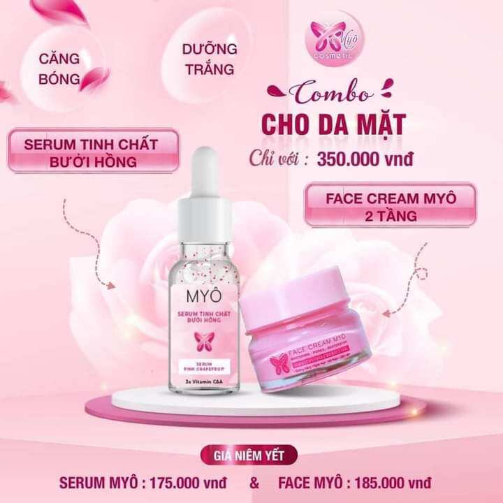 Combo kem face + serum myo 2 tầng