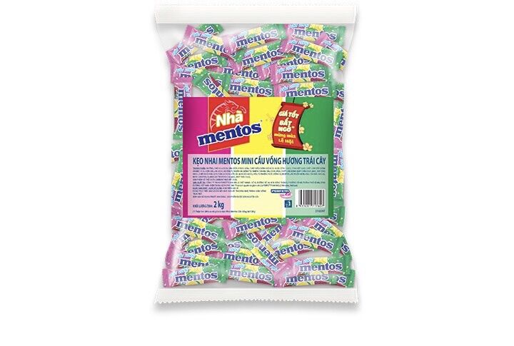 Kẹo Nhai Mentos 3 viên 1 bịch 2kg