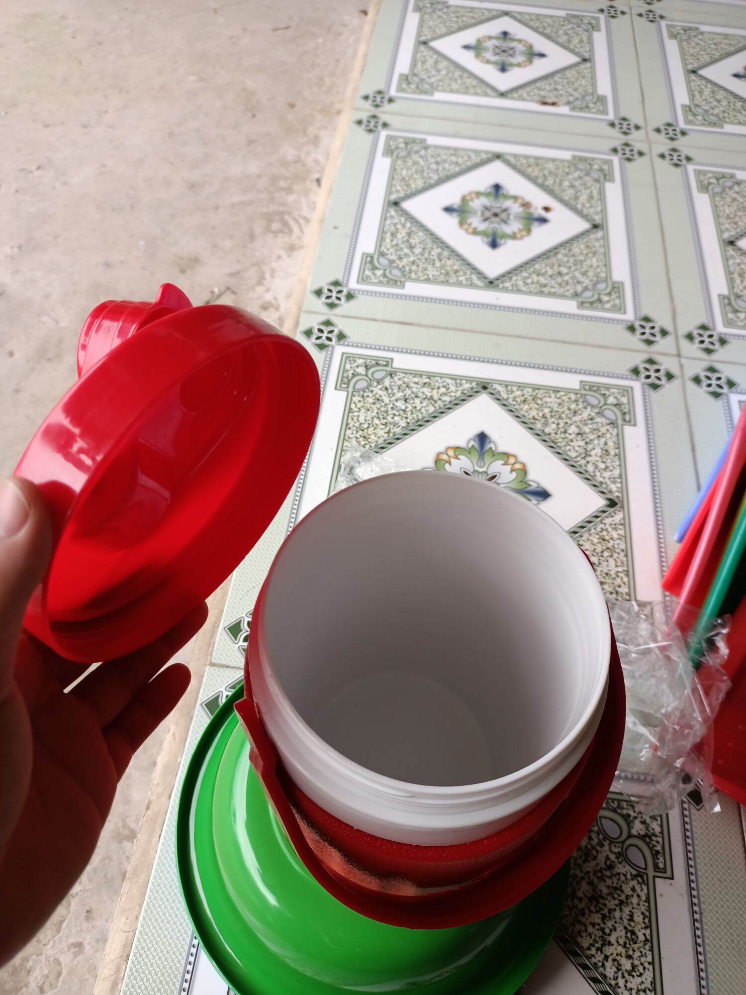 2L Ty Lien Thermos Bottle with Flip Lid