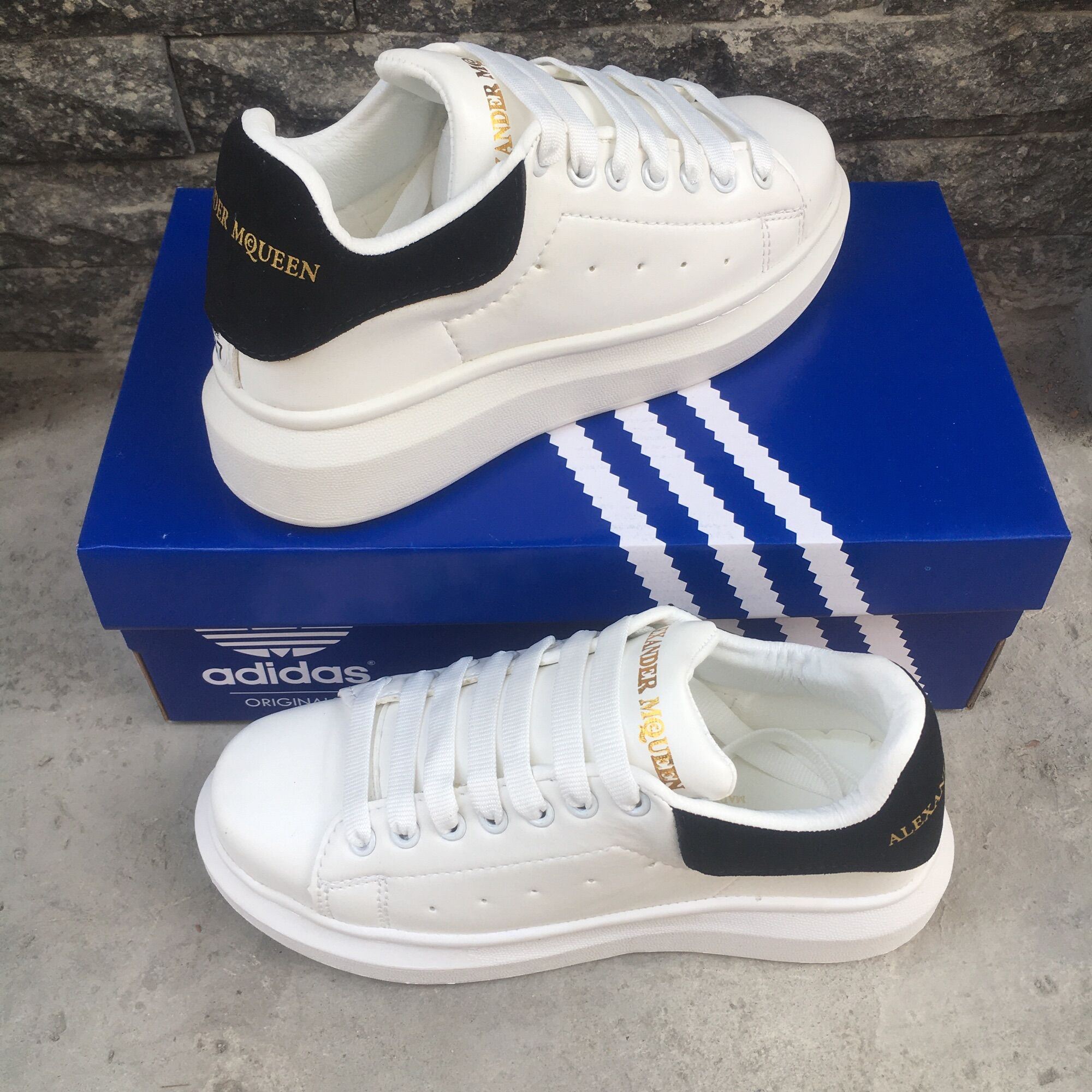 [HCM]Giày Queen gót nhung dây lụa nam nữ Fullbox - Ann Shoes