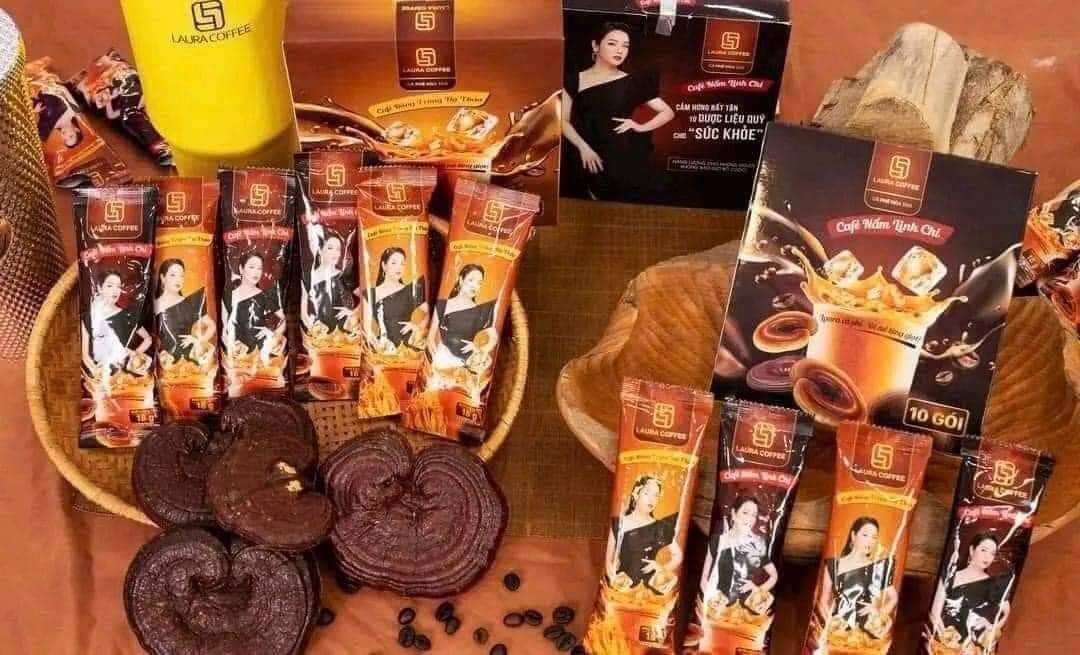 Combo cà phê đông trùng hạ thảo+linh chi  1hop 20gói
