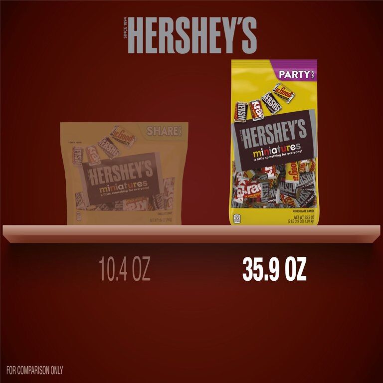 Kẹo Socola Mỹ hershey miniatures 1kg