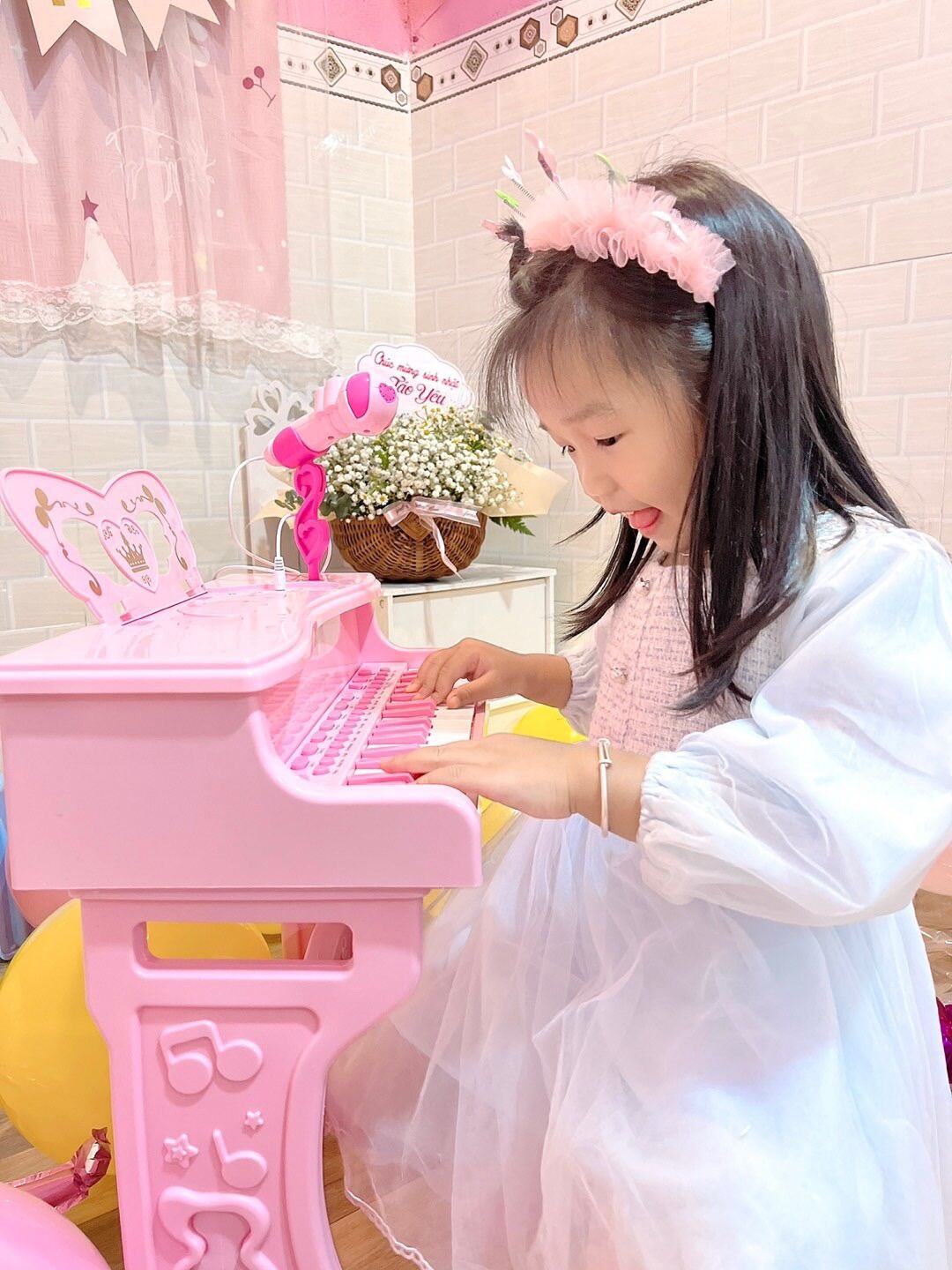 Đàn piano có micro cho bé (mẫu vuông)