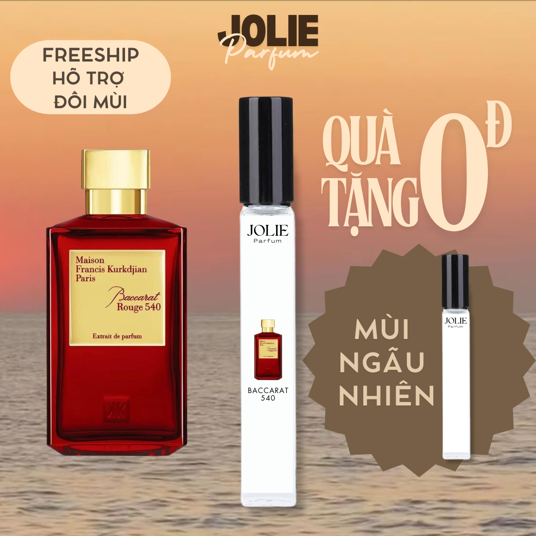 Nước hoa chiết 10ml Baccarat Rouge 540 - Jolie Parfum