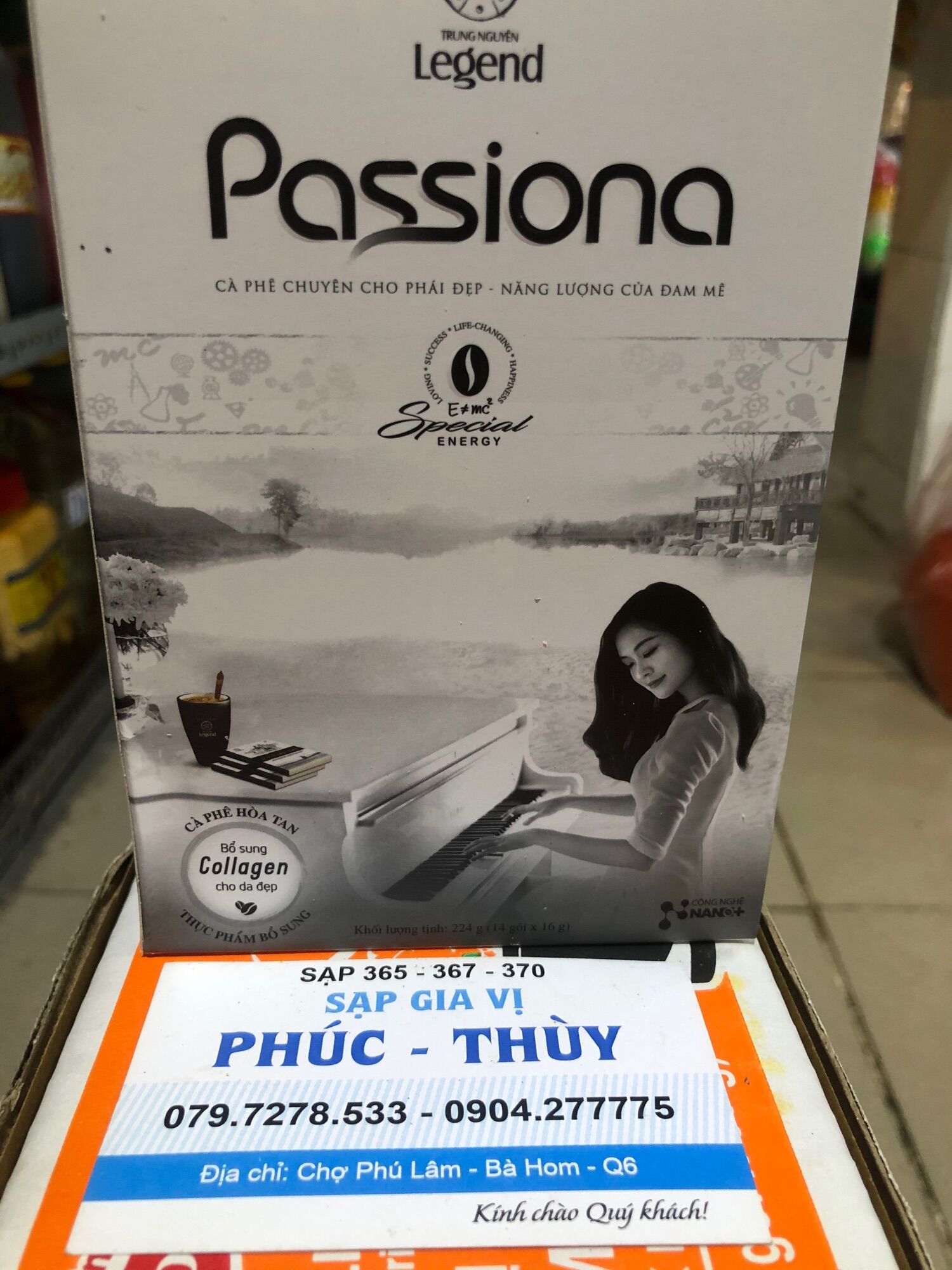 Cafe Passiona Trung Nguyên Legend, cafe phái đẹp
