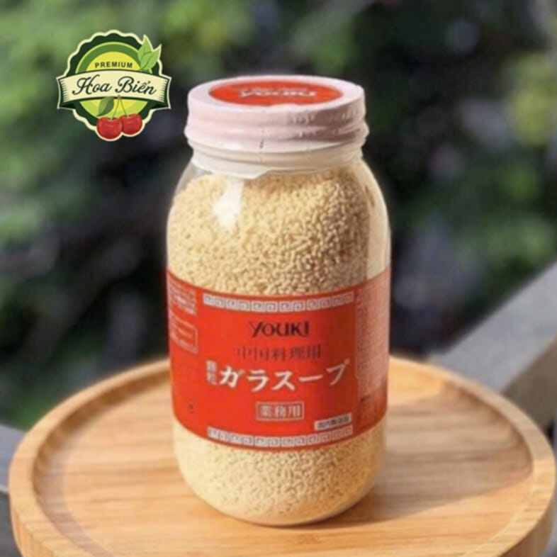 Hạt nêm Youki Nhật Hũ 500g thành phần tự nhiên