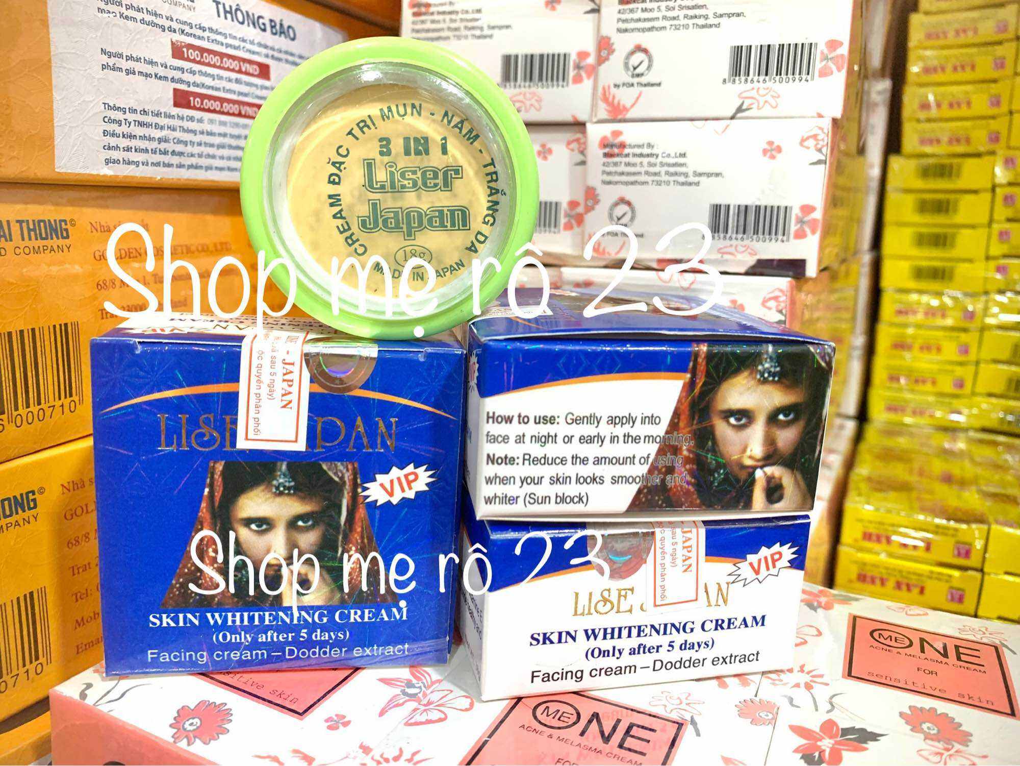 kem cô gái Ấn Độ trắng da 3 in 1 hủ 18g (lẻ 1 hủ )