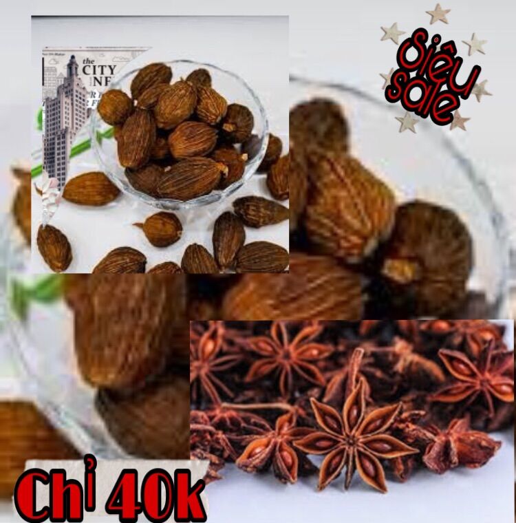 Combo 100g hoa hồi +100g thảo quả