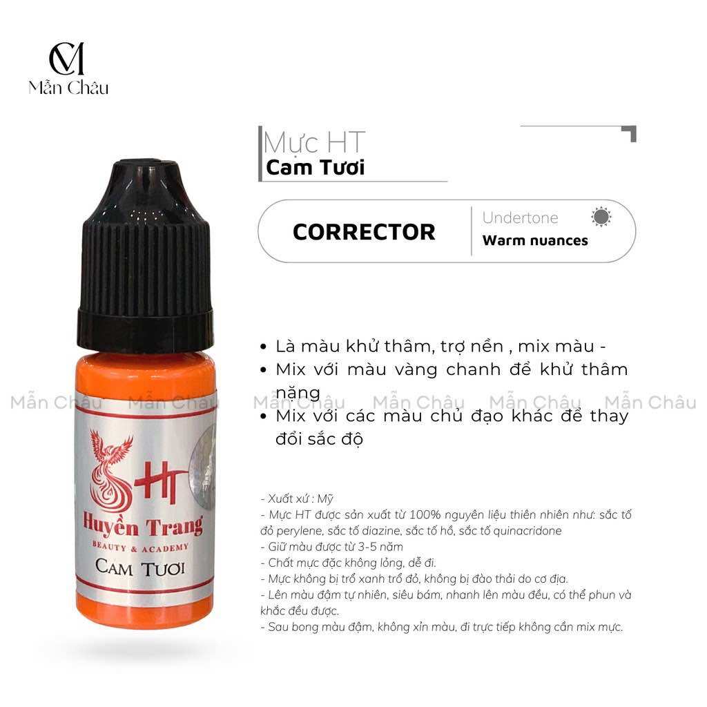 [CHÍNH HÃNG] MỰC HT SIÊU ĐẬM Fullsize 12ml có Minisize