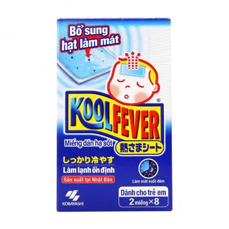 HCM Miếng dán hạ sốt Kool fever Hộp 8 gói x 2 miếng thumbnail