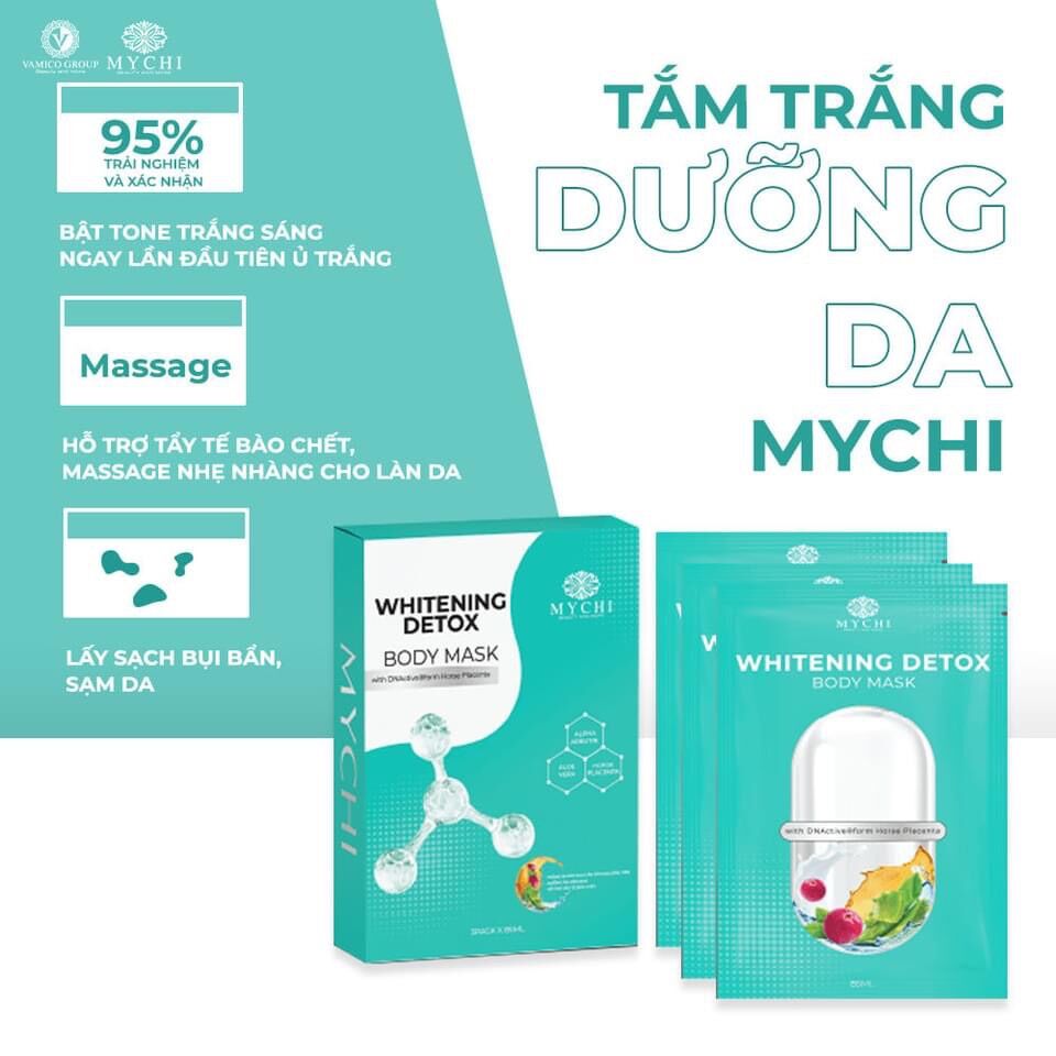 Combo Tắm Trắng Mychi (kem body khoá trắng mychi và Tắm trắng Mychi)