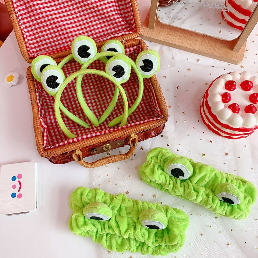 Cài tóc, bờm tóc con ếch xanh siêu cute dễ thương