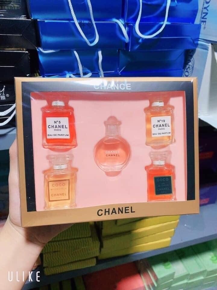 Set 5 chai nước hoa nữ Chanel mini 5ml  Click 24 Giờ
