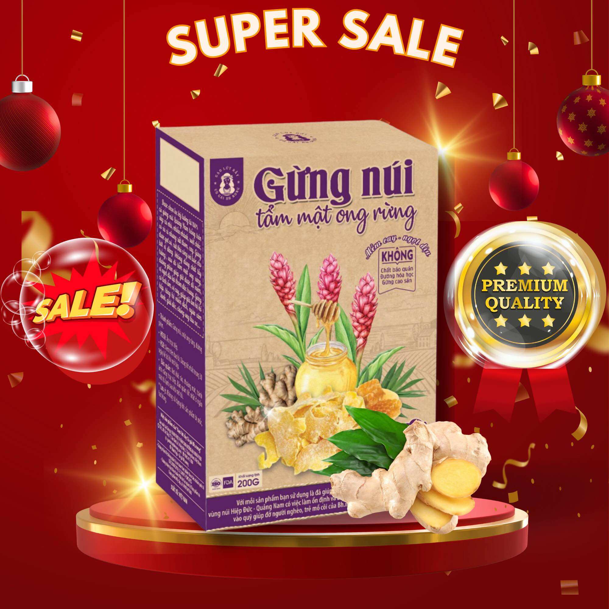 Mứt gừng mật ong bhnong mứt gừng sạch không chất bảo quản hữu cơ thơm ngon mứt gừng cao cấp