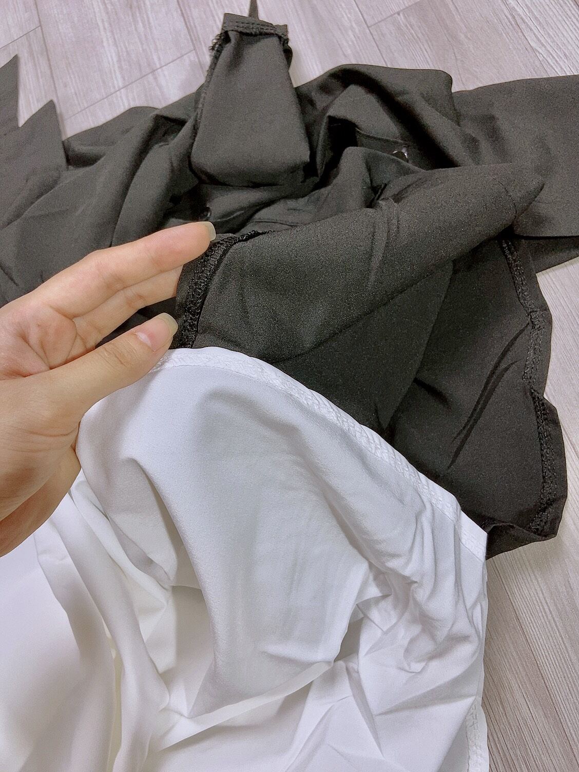áo sơ mi lụa  nữ lệch vai fom thụng, áo sơ mi lụa