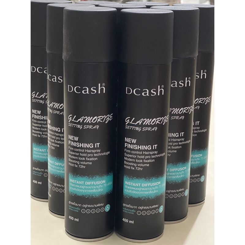 Keo xịt giữ nếp tóc dcash glamorige 400ml,tóc sáng bóng, không bệt, nhập khẩu thái lan