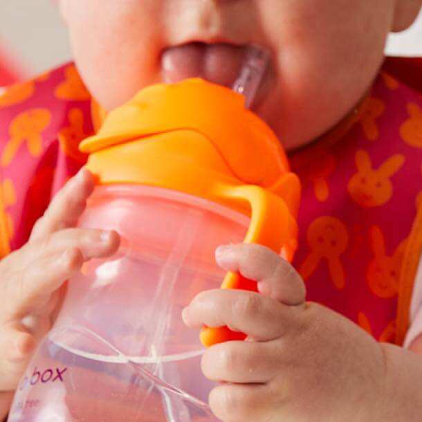 {BBOX - Tặng kèm quà} Bình nước tập hút 360 độ cho bé 6m+ bản thường
