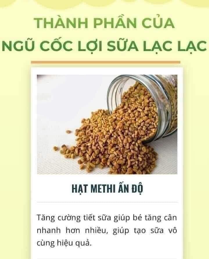 [HCM]Ngũ cốc lợi sữa Lạc Lạc