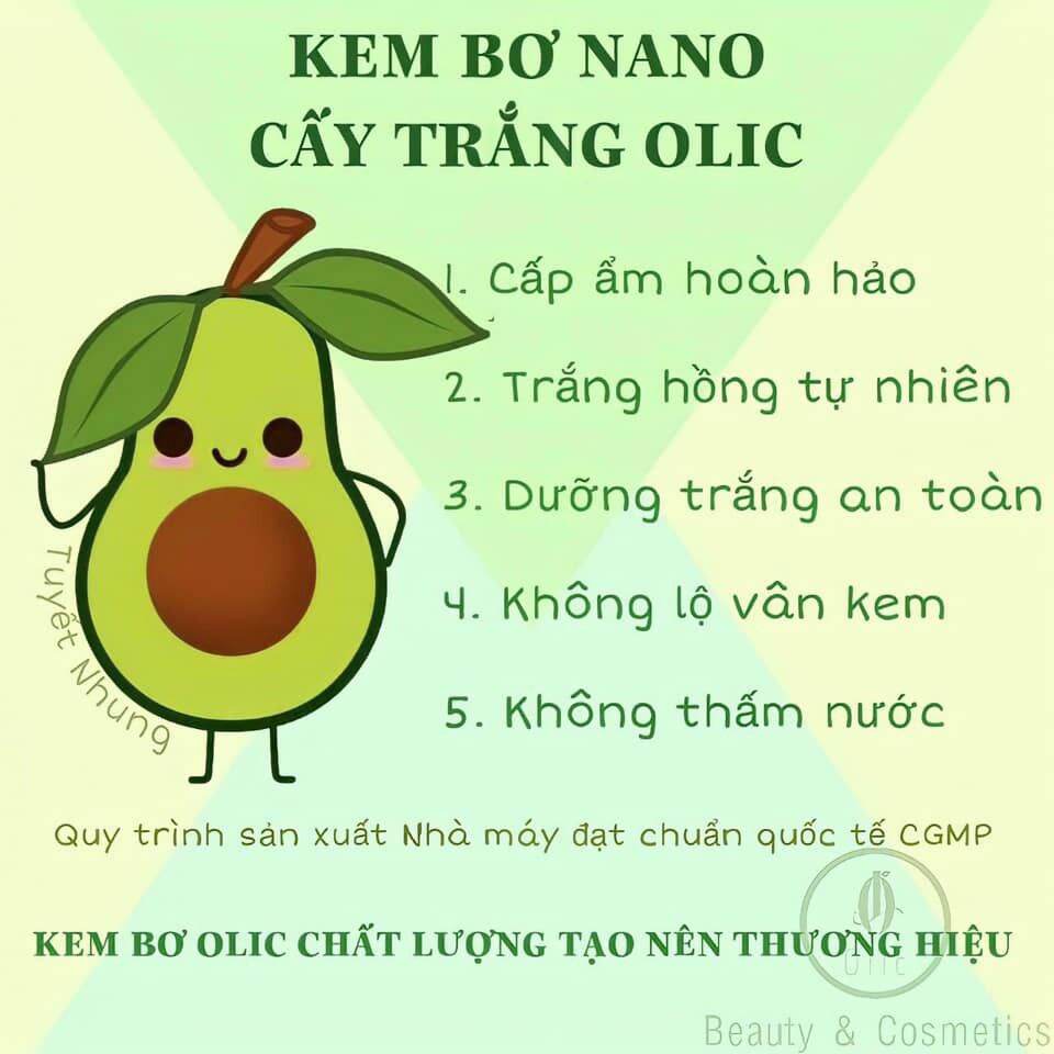 (Combo 5 kem bơ) Kem bơ olic