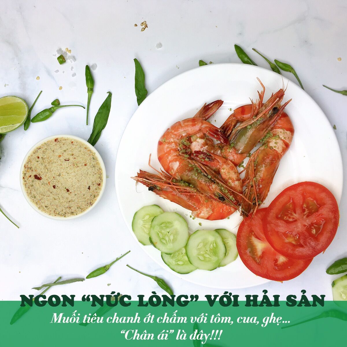 5 hũ muối tiêu chanh Sáng Lợi(120g)