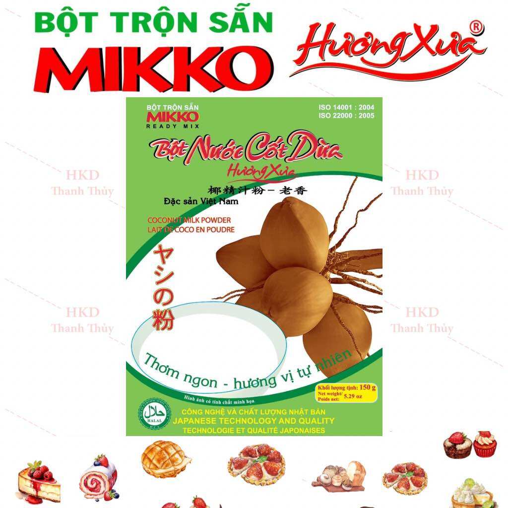 Mikko – bột nước cốt dừa 150gr