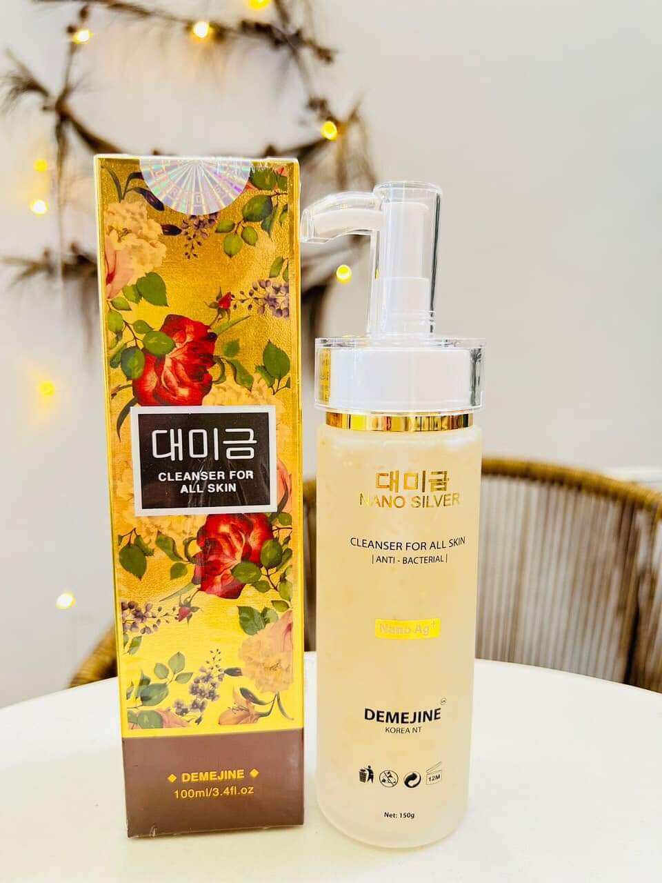 sữa rửa mặt demejine Mẫu Mới  chính hãng