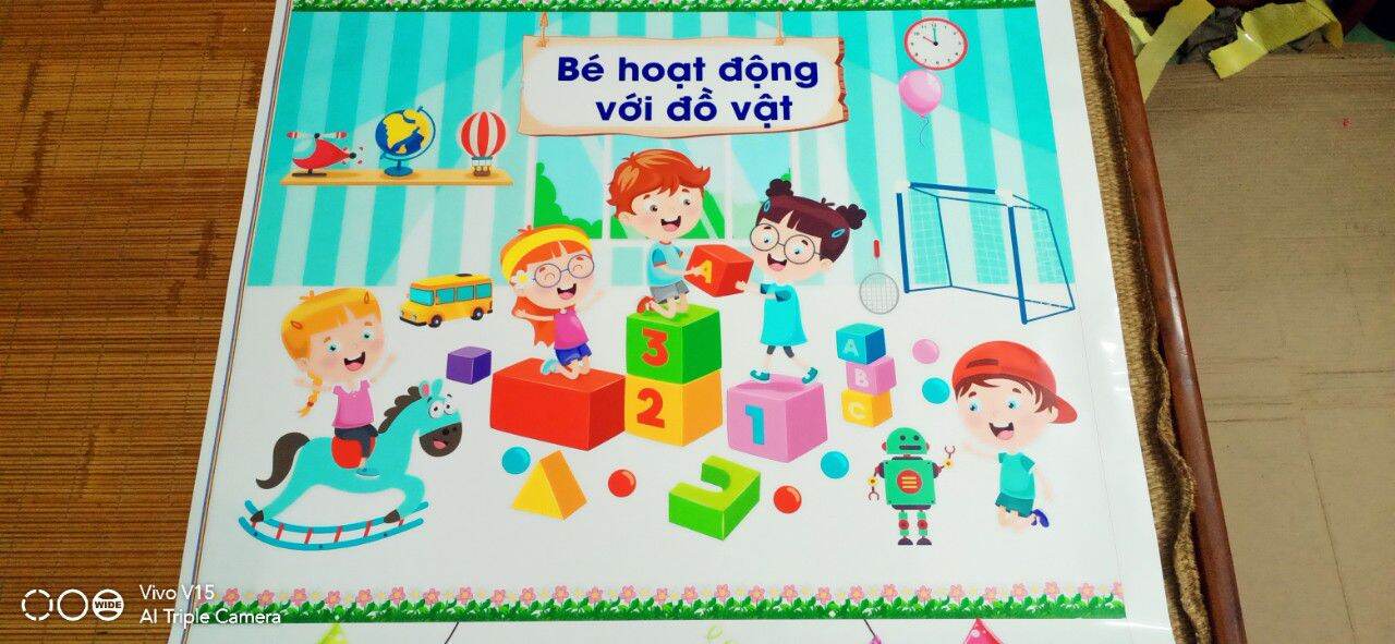 decal trang trí góc lớp khổ lớn
