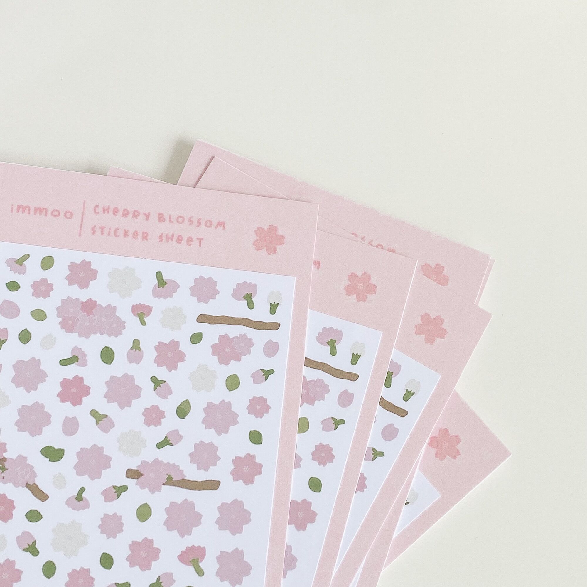 [HCM]Hình dán / Sticker hoa CHERRY BLOSSOM | immoo |