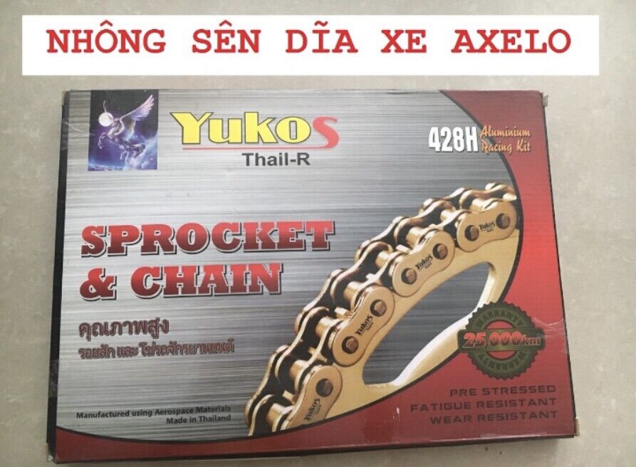 Nhông sên dĩa xe Axelo Yukos Thái Lan