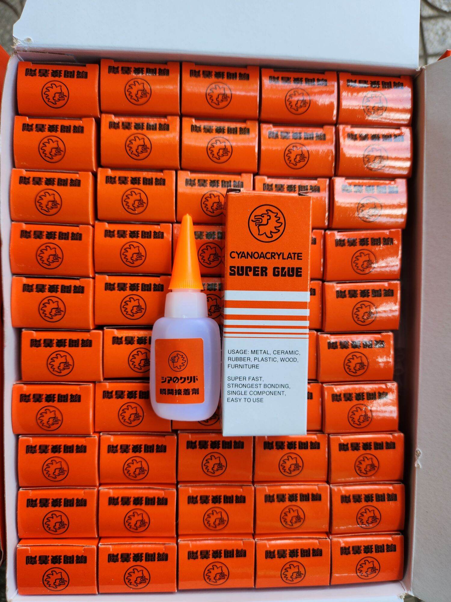 Chính Hãng date mới - Keo Dán 502 Cyanoacrylate không tạo khói. Keo sư tử cam