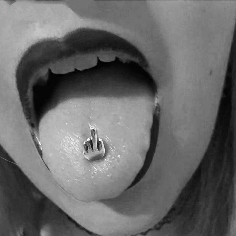 Khuyên lưỡi - khuyên lưỡi f*uck - khuyên lưỡi cá tính