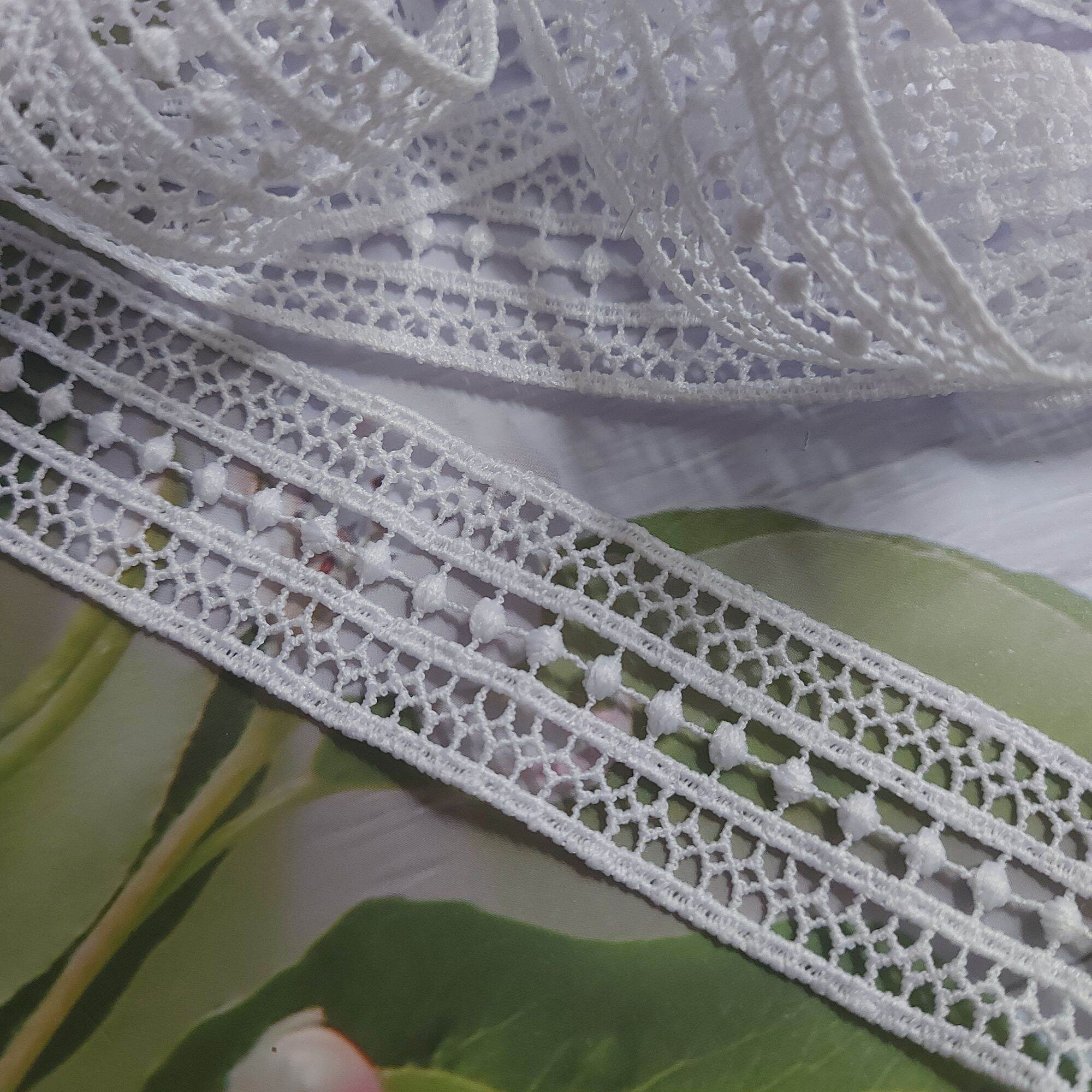 Ren chỉ cotton, phụ kiện may vá, bản rộng 3cm