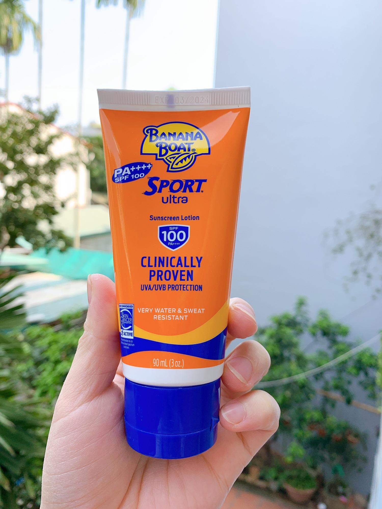 Kem Chống Nắng Banana Boat Sport Thể Thao SPF100 (90ml)