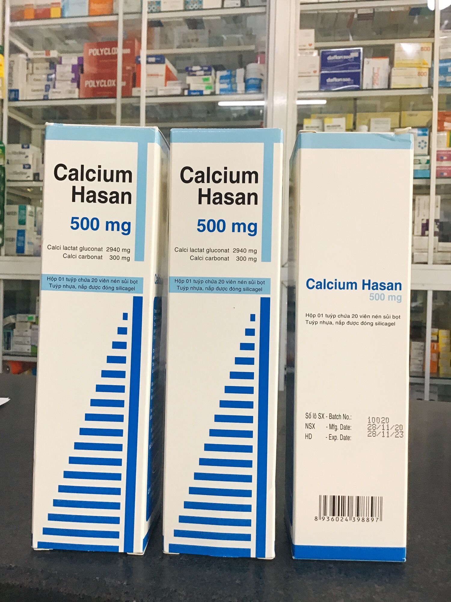 CALCIUM HASAN 500MG 20 Viên