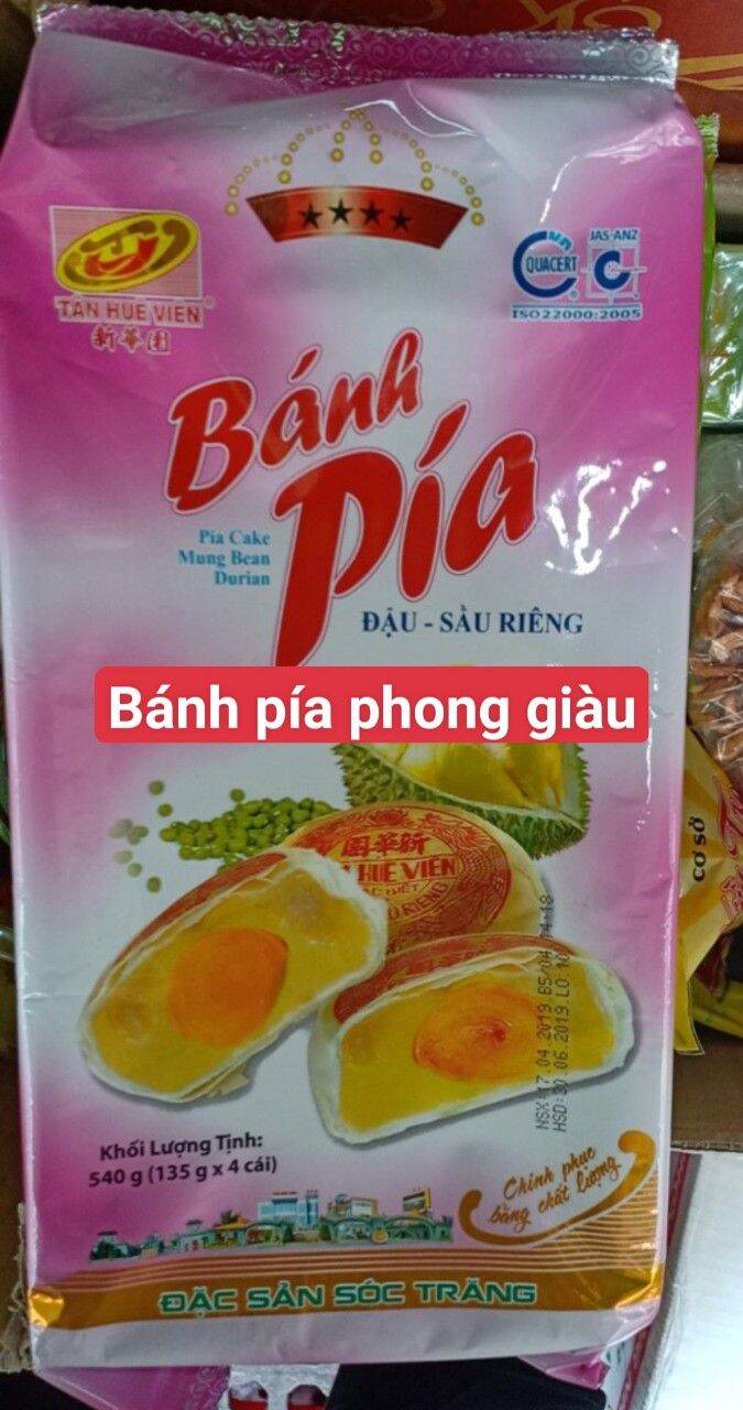 bánh pía đặc sản sóc trăng ( cây 4 bánh )