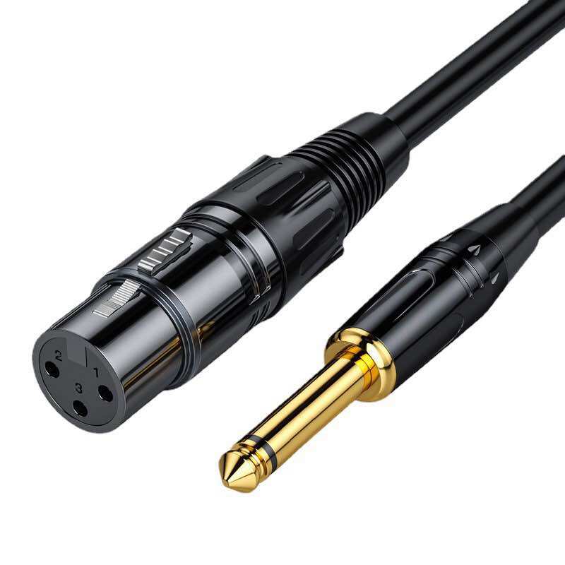 Dây canon xlr cái ra jack 6.5mm , dây micro karaoke dài 1,5m/3m/5m/10m/15m