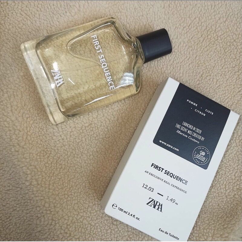 NƯỚC HOA NAM ZARA FIRST SEQUENCE EDT 100 ML (3,4 FL. OZ).
