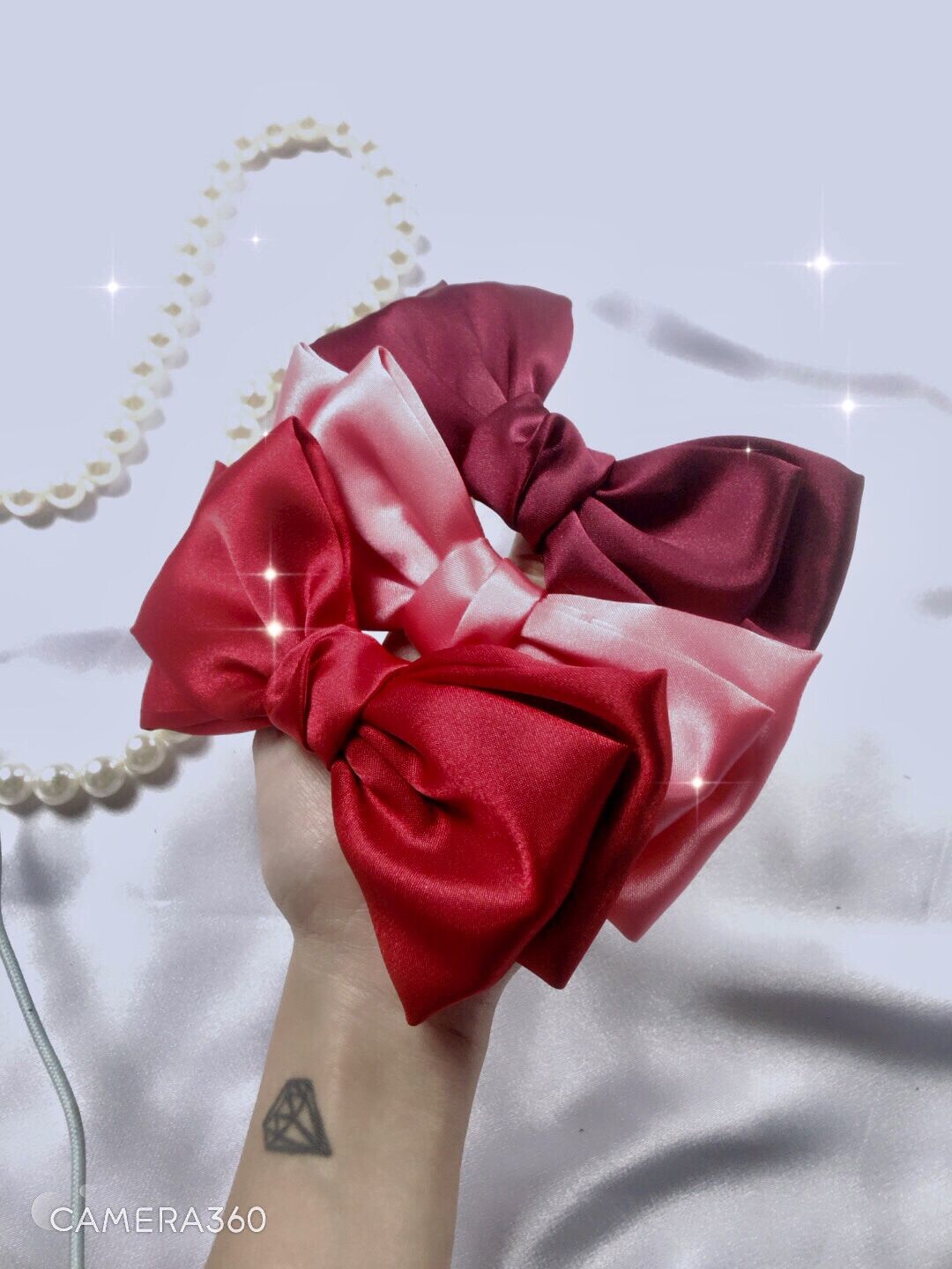 Kẹp Tóc Hình Nơ HandMade siêu to