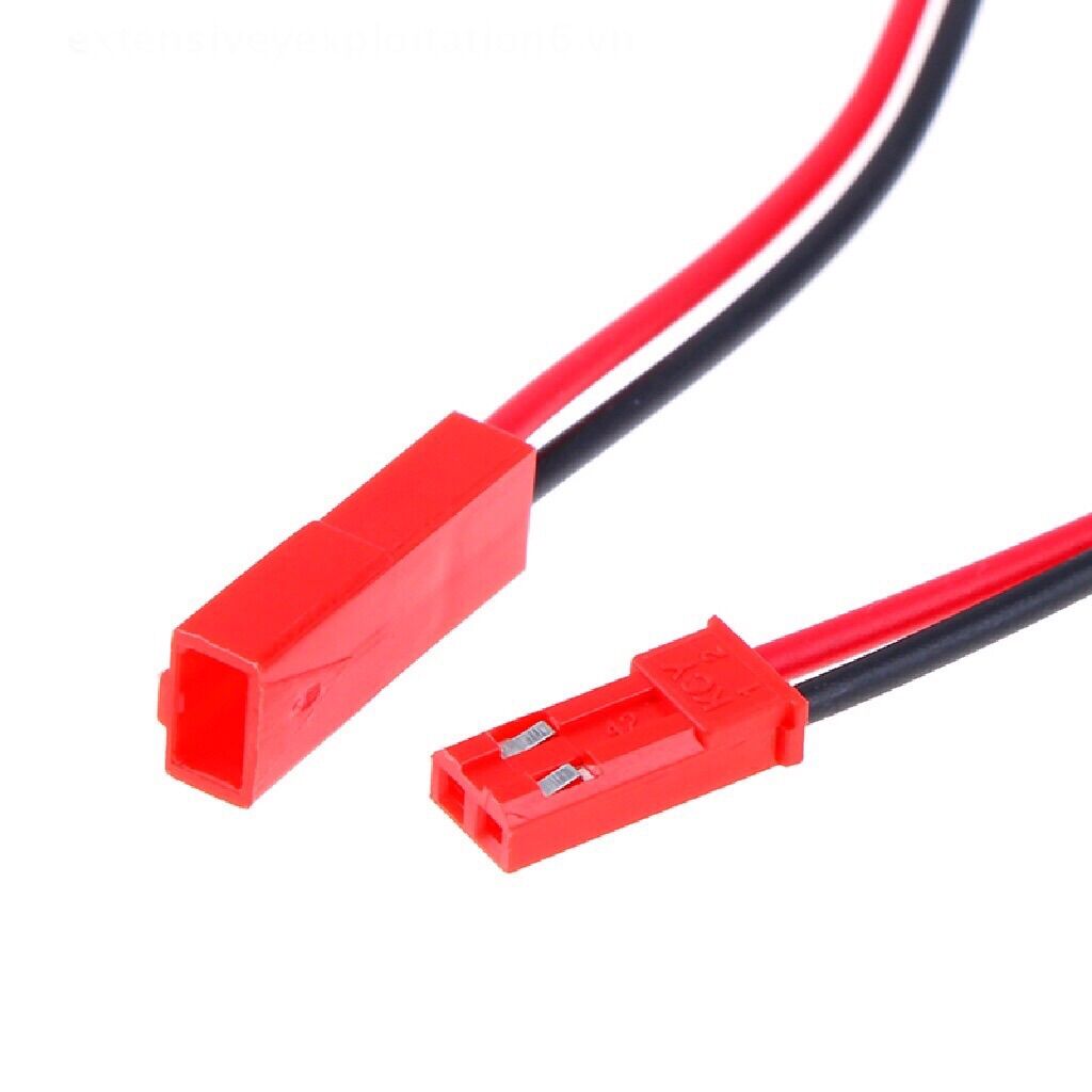 Cặp jack kết nối cáp jst 2p - đực cái độ dài 10cm