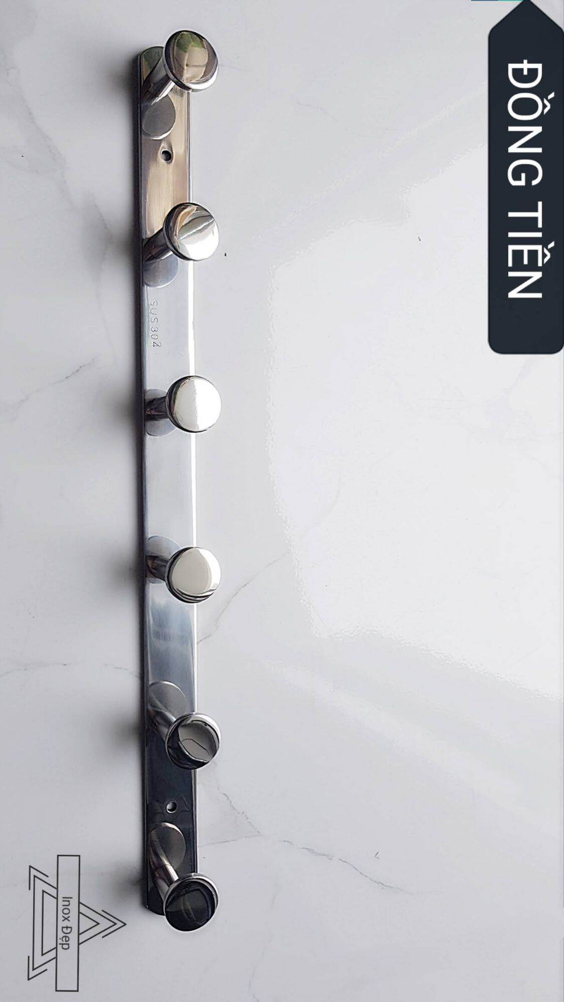MÓC TREO QUẦN ÁO (ĐỒNG TIỀN) GẮN TƯỜNG SIÊU TIỆN DỤNG,CHẮC CHẮN,INOX 304 CHỐNG ĂN MÒN CAO,TRANG TRÍ NHÀ CỬA