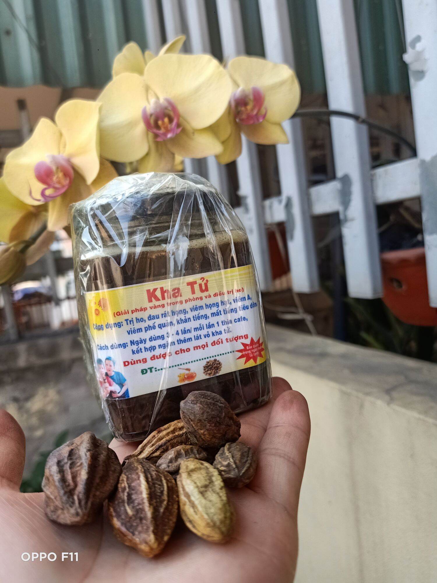 siro Kha tử ngâm mật ong