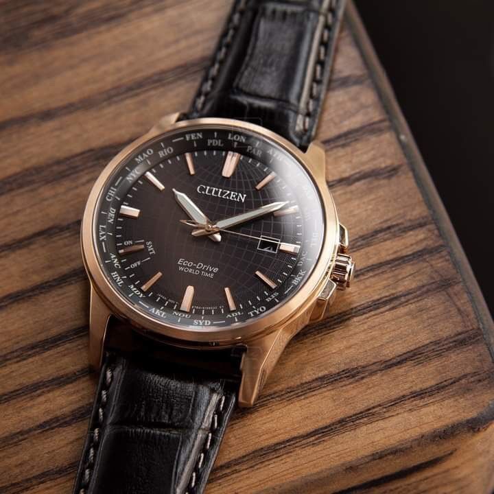 Đồng hồ nam Citizen dây da, size 41mm