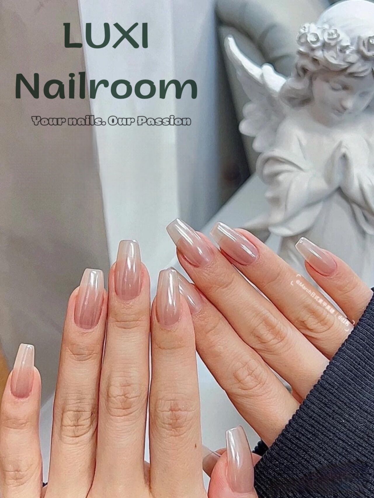 Nailbox - móng úp thiết kế mẫu tráng gương trơn hot trend