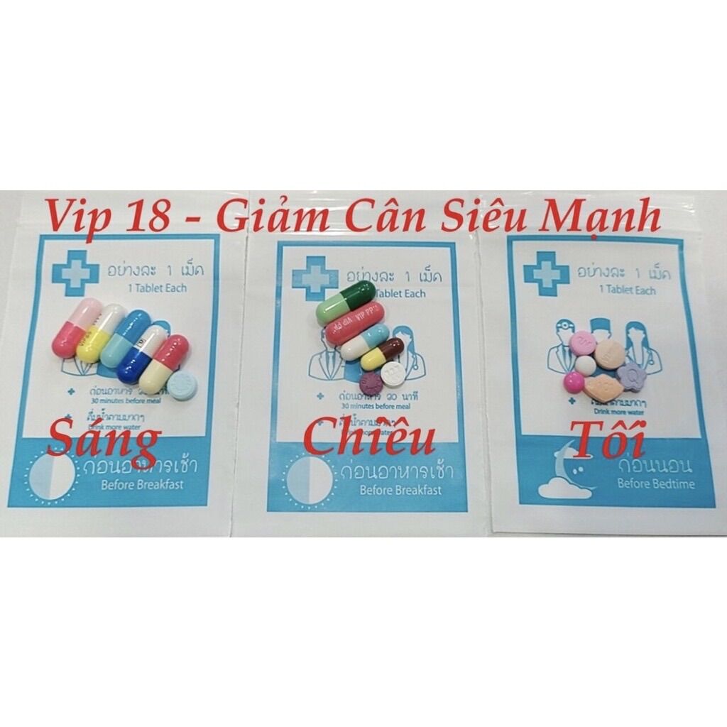 Giảm cân Vip 18 Yanhee 1 tuần
