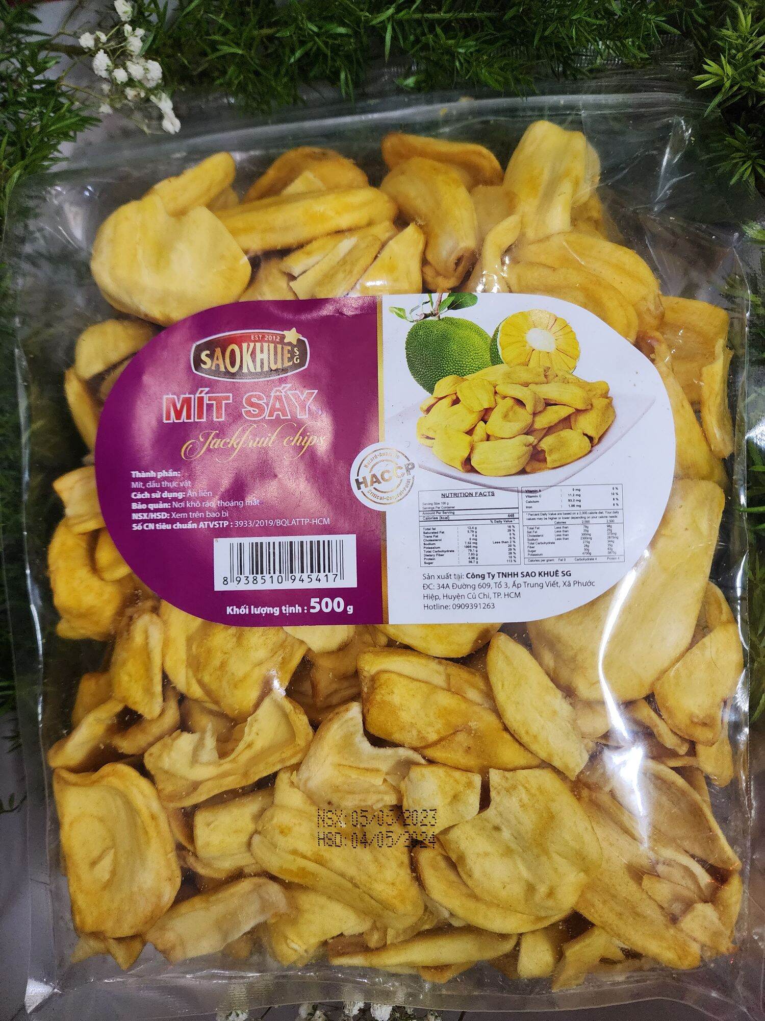 Mít sấy loại ngon hàng xuất khẩu Sao Khêu 500g