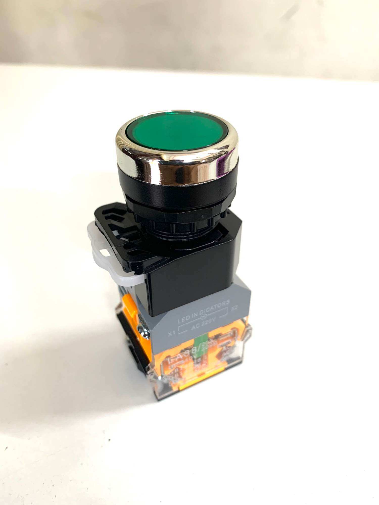 Nút Nhấn LA38-11DN Nhả Có Đèn 10A NO/NC phi 22mm