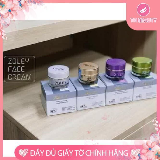 kem zoley 4g 4 màu chức năng (mụn,nám,lão hoá,trắng da)
