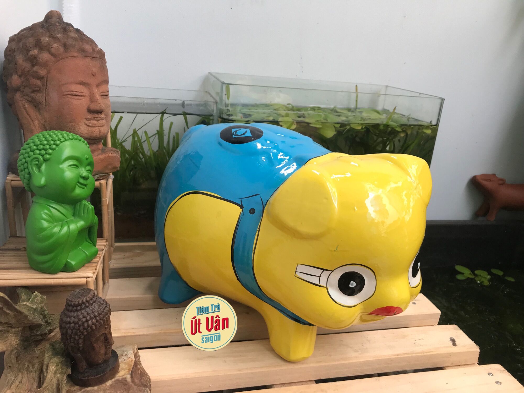 Heo đất tiết kiệm Minion size XL ( 28x18x20 )